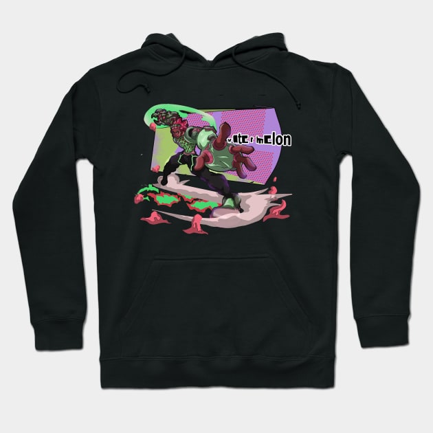 Coon melon Hoodie by TERRY_TOONED